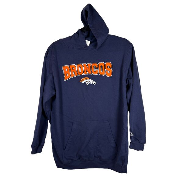 Reebok Team Apparel Denver Broncos NFL Hoodie Youth Size XL 18-20 - Picture 1 of 5